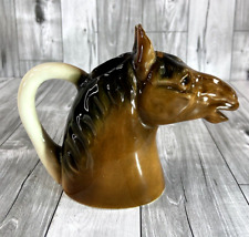 Vintage Occupied Japan Horse Head Ceramic Souvenier Creamer - Niagara Falls picture