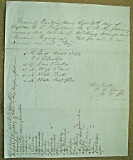 FORT GIBSON INDIAN TERRITORY MEXICAN WAR US ARMY SUPPLIES FOR MEXICO 1847 picture