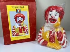 Ronald McDonald Cookie Jar Treasure Craft McDonalds NOS Vintage 1997 Pfaltzgraff picture