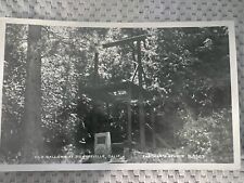 Old Gallows at Downieville, California Real Photo Postcard/RPPC picture