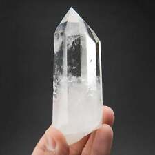Optical Gem Quartz Crystal Point from Brazil (292.4 grams) picture