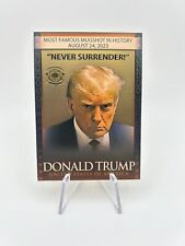 Donald Trump Mugshot Trading Card Gold Foil picture