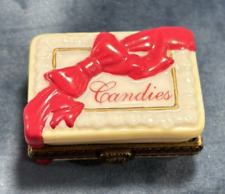 Midwest Of Cannon Falls “Candies” Mini Trinket Box With Chocolates Inside 1 3/4