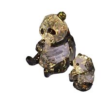 Swarovski Crystal Mother panda and baby *RETIRED*  picture