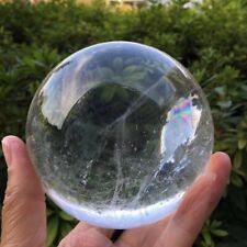 2.75LB TOPNatural clear quartz ball carved crystal sphere decoration healing picture