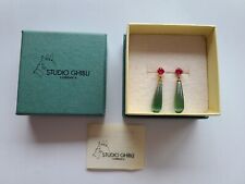 COMINICA Studio Ghibli Howl's Moving Castle Earrings Vintage Retired HTF picture