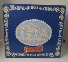 Vintage Huntley & Palmers Assorted Biscuits Tin Greek Statues Cherubs England picture