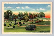Easton PA-Pennsylvania, Entrance to Hacketts Park, Antique Vintage Postcard picture
