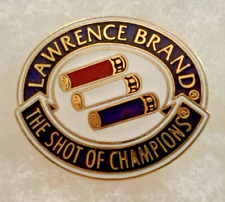 Vintage “The Shot of Champions” Lawrence Brand Lapel Pin Back (RARE) picture