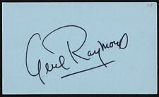Gene Raymond d1998 signed autograph 3x5 Cut American Actor Composer Producer picture