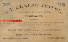 RARE Antique Early Advertising Card 