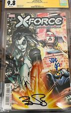 CGC 9.8 Signature Series X-Force #4 Signed by Joshua Cassara & Benjamin Percy picture