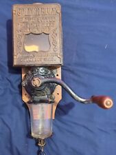 ANTIQUE GOLDEN RULE COFFEE GRINDER ALL ORIGINAL NEAR MINT CONDITION WOW WOW WOW picture