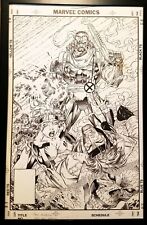 X-Men #8 Bishop by Jim Lee 11x17 FRAMED Original Art Poster Marvel Comics picture