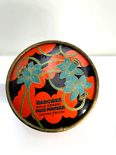 Brilliant color  Antique face powder box.  Narcisse by Harmony of Boston.  1924 picture
