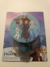 NEW DISNEY FROZEN LED NIGHTLIGHT ELSA ANNA OLAF KRISTOFF SVEN WITH ROTARY SHADE picture