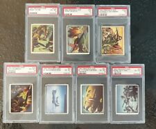 1950 Topps Freedom’s War 7 Different Card Lot All PSA 5 And 6 Rare Combat Graded picture