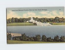 Postcard James Scott Memorial Fountain Belle Isle Park Detroit Michigan USA picture