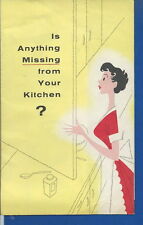 AO-060 - 1940's Kenmore Is Anything Missing Missing From Your Kitchen Leaflet picture