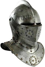 Medieval Knight European Close Armor Helmet One Size Fits Almost All Adults picture