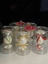 Martha Stewart Candy Sugar Plum Dreams Christmas Ornaments Lot of 5 New Vintage picture