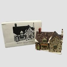 Dept 56 Dickens Village Stone Cottage Green Retired 1985 w/ Box Ships Quickly picture