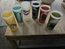 Vintage Lot Of 4 Collectors Tumblers 1962 Worlds Fair Seattle Glasses picture