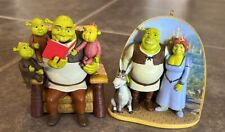 Hallmark Keepsake Shrek And Princess Fiona Ornament and Shrek With Family 2 picture