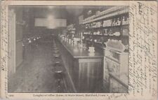 Longley's Coffee House Hartford Connecticut Interior Details 1906 Postcard picture
