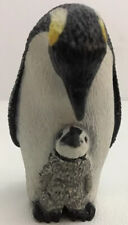 Schleich Adult Penguin w Chick Baby Bird 2010 PVC Figure Toy Figurine picture