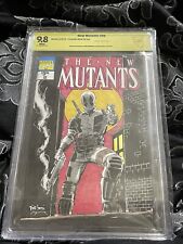 9.8 CBCS | New Mutants 98 Facsimile Blank | Deadpool Sketch | Tone Rodriguez picture
