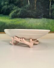 Vintage 80s Fitz And Floyd Seashell Coral Clam Shell Trinket Dish Soap Dish  picture