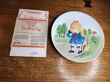 Vintage Royal Cornwall 1980 Dorothys Day Off To School Bill Mack Collector Plate picture