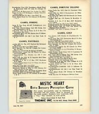 1967 PAPER AD Game Extra Sensory Perception Mistic Heart Thomic Chicago #3307850 picture