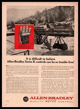 1966 Allen Bradley Series K Controls Bucket Crane At Cement Plant Photo Print Ad picture