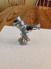 Porky Pig Playing Trumpet Pewter Figurine Rawcliefe 1994 Looney Tunes Heavy picture