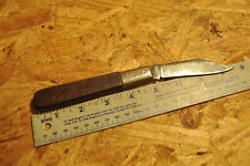 BARLOW Stag Pocket Knife  Ireland  Saw Cut Handle  4 5/8' Closed  3' Blade Used picture