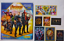 AVENGERS INFINITY WAR PANINI 2018 - HARD COVER ALBUM + FUL SET STICKERS 180/180 picture