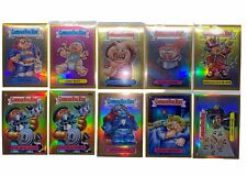 🔥 RARE GPK LOT Of 10 GOLD 2022 Chrome 5 Garbage Pail Kids /50 picture