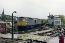 Railway Photo - Class 33 BR Blue Entry Of The Seasider 33013 33053 c1979 Exeter picture