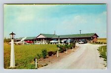 Bellefontaine OH-Ohio, Karus Plaza Motel, Exterior, Vintage Postcard picture