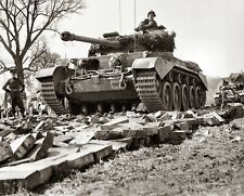 1944 COMET TANKS of the 2nd FIFE & FORFAR YEOMANNY WW2 Photo  (193-y) picture