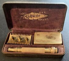 Vintage 1930s Gillette Brass Ball End Double Edge Safety Razor             (W2) picture