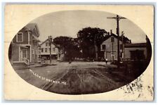 1910 Wilson Street Exterior Building Road Brewer Maine Vintage Antique Postcard picture