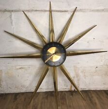 Welby Starburst Clock Vintage As Is picture
