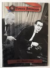 Harold Lloyd Foil  2021 Historic Autographs Famous Americans 1 0f 150 made picture