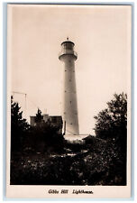 Bermuda Postcard Gibbs Hill Lighthouse c1920s Unposted Antique RPPC Photo picture