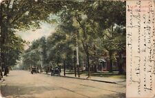 Peachtree Street Atlanta Georgia GA 1909 Vintage Postcard picture