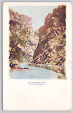 Postcard Inspiration Point, Clear Creek Canon, Colorado, Embossed A508 picture
