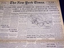 1944 MAY 29 NEW YORK TIMES - 5TH ARMY PUSHES ON - NT 2810 picture